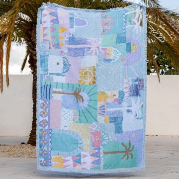 Art Throw Rug | Rock The Kasbah | Sue Fantini Art Throw Rug | Rock The Kasbah | Sue Fantini